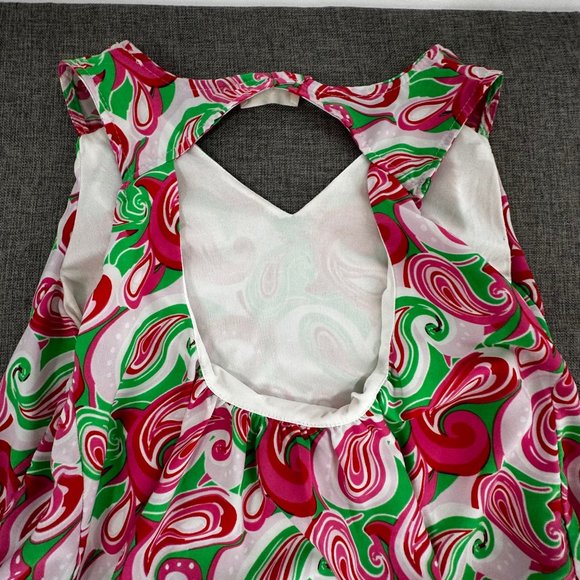 Altar'd State Dress Relaxed Fit Sleeveless Lined‎ Medium Pink, Red, Green - Picture 9 of 11